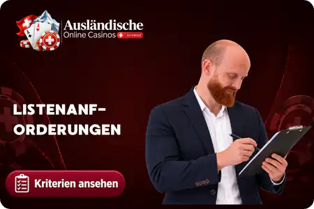Auslandische Online Casino Schweiz Listenanf-orderungen