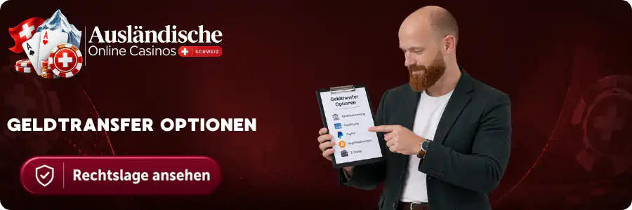 Beste auslandische Online Casino Schweiz Geldtransfer Optionen